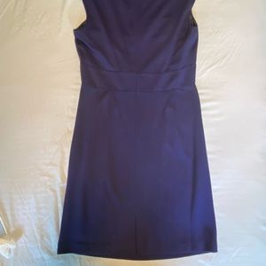 Dress, sleeveless knit dress, purple